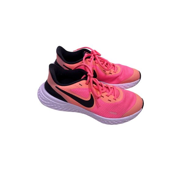 Nike Shoes - Nike Revolution 5 Pink Black Girls 5.5Y / Womens 7 Lightweight Running Sneakers